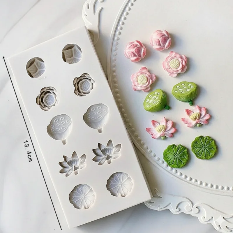 Sunflower & Daisy Silicone Fondant Mold - 3D Floral Cake Decorating Tool