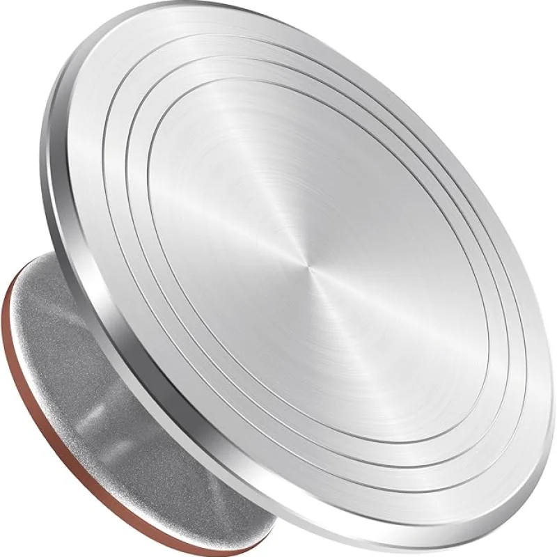 Metal Cake Rotating Turntable 30cm (silver)